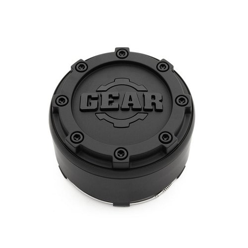 CAP-8LP-M17 / Gear Alloy Satin Black Snap-In Center Cap 1