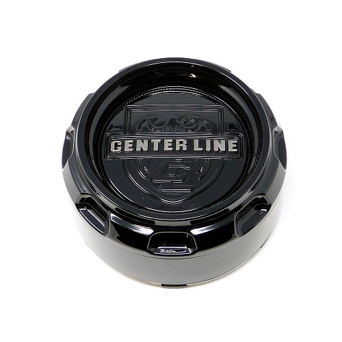 CAP-CLR1-B20 / Center Line Gloss Black Snap-In Center Cap 1