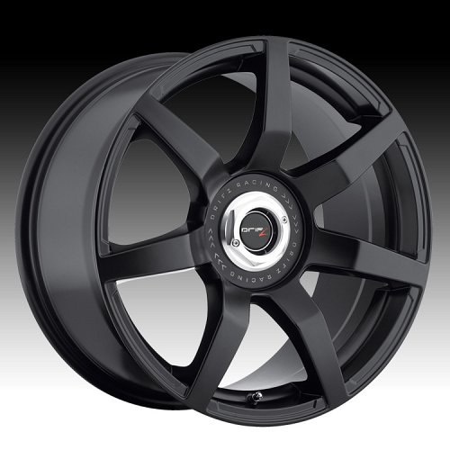 Drifz 305B Monza 305 Satin Black Custom Rims Wheels 1