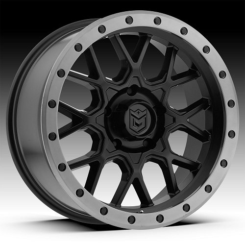 DropStars 649BA Black Anthracite Custom Wheels Rims 1