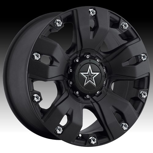 DropStars DSM42 642B Satin Black Custom Rims Wheels 1