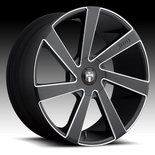 Dub Directa S133 Black Milled Custom Wheels Rims 1