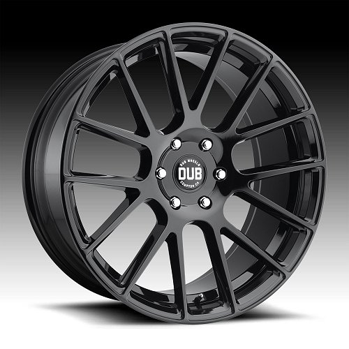 Dub Luxe S205 Gloss Black Custom Wheels Rims 1