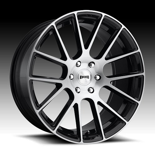 Dub Luxe S206 Brushed Black Custom Wheels Rims 1