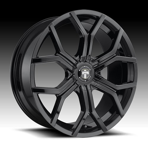 Dub Royalty S208 Gloss Black Custom Wheels Rims 1