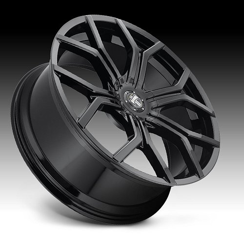 Dub Royalty S208 Gloss Black Custom Wheels Rims 2