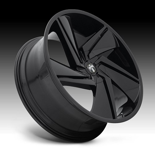 Dub Fade S247 Gloss Black Custom Wheels Rims 2