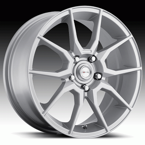 Focal 424 Notch Silver Custom Rims Wheels 1