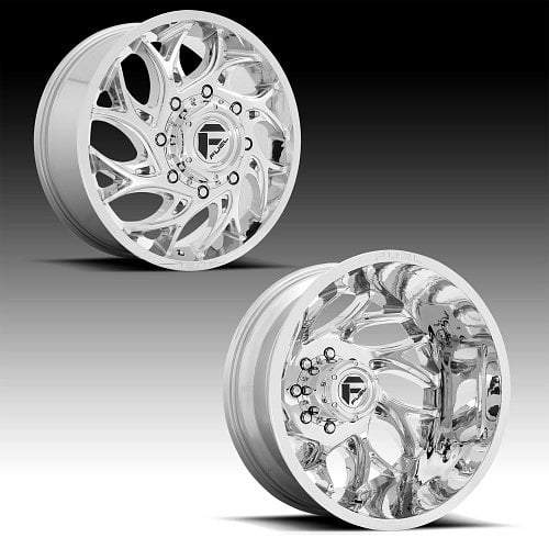 Fuel Runner Dually D740 Chrome Custom Truck Dually Wheels Rims | Custom ...