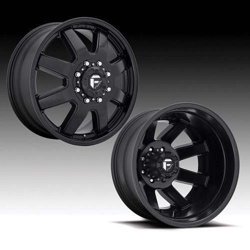 Fuel Maverick Dually D436 Satin Black Custom Wheels Rims 1