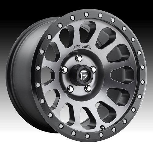 Fuel Vector D601 Anthracite Black Ring Custom Truck Wheels Rims 1