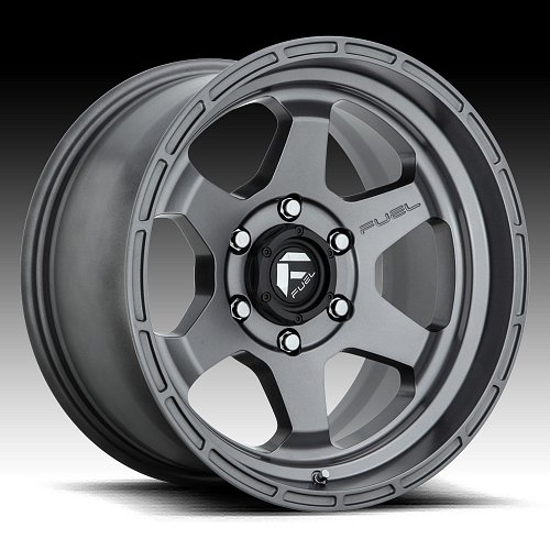 Fuel Shok D665 Matte Anthracite Custom Wheels Rims 1