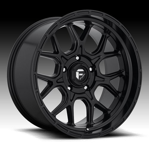 Fuel Tech D670 Matte Black Custom Wheels Rims 1