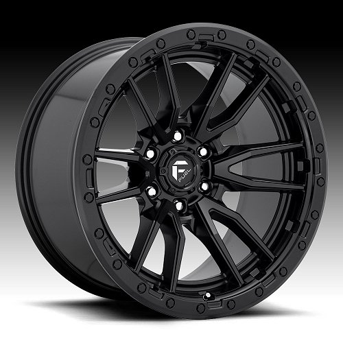 Fuel Rebel D679 Matte Black Custom Wheels Rims 1
