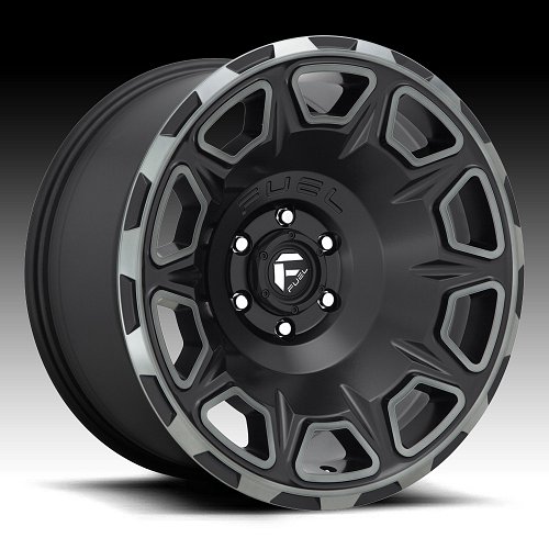 Fuel Vengence D686 Matte Black Machined DT Custom Wheels Rims 1