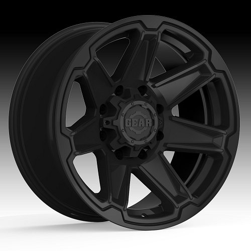 Gear Alloy 745B Trident Gloss Black Custom Wheels Rims 1