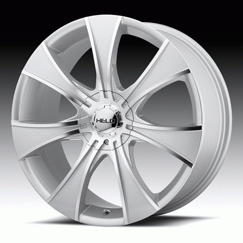 Helo HE874 874 Silver Machined Custom Rims Wheels 1