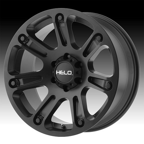Helo HE904 Satin Black Custom Wheels Rims 1