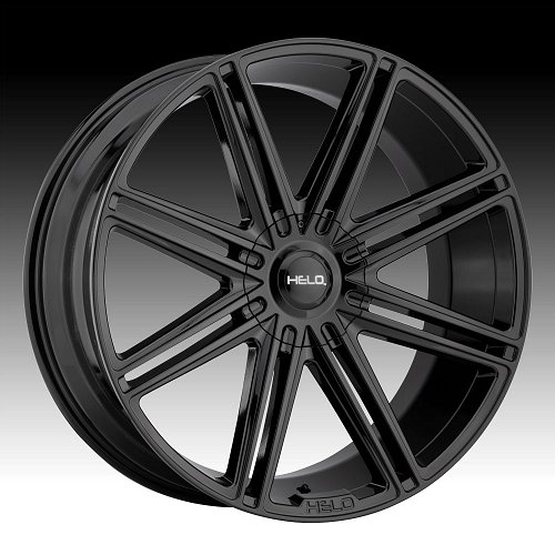 Helo HE913 Gloss Black Custom Wheels Rims 1