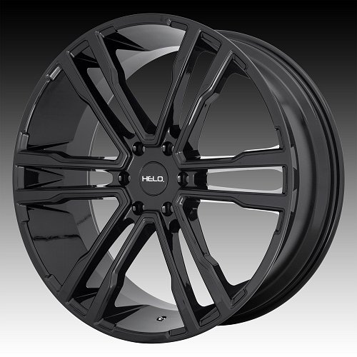 Helo HE918 Gloss Black Custom Wheels Rims 1
