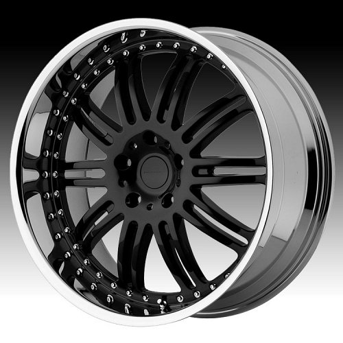 KMC Dime KM127 Black Custom Rims Wheels 1