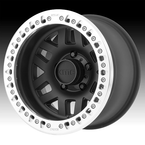 KMC KM229 Machete Crawl Satin Black Custom Wheels Rims 1