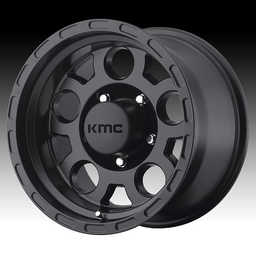 KMC KM522 Enduro Matte Black Custom Wheels Rims 1