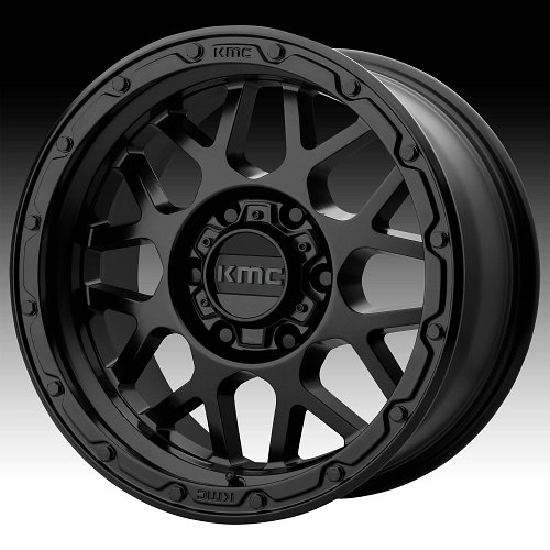KMC KM535 Grenade Off-Road Matte Black Custom Wheels Rims 1