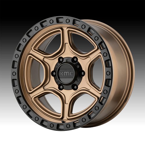 KMC KM539 Portal Matte Bronze Custom Wheels Rims 1