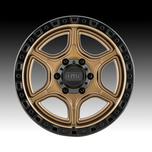 KMC KM539 Portal Matte Bronze Custom Wheels Rims 2