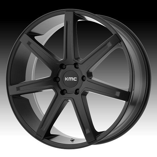 KMC KM700 Revert Satin Black Custom Wheels Rims 1