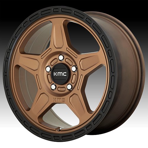 KMC KM721 Alpine Bronze Custom Wheels Rims 1