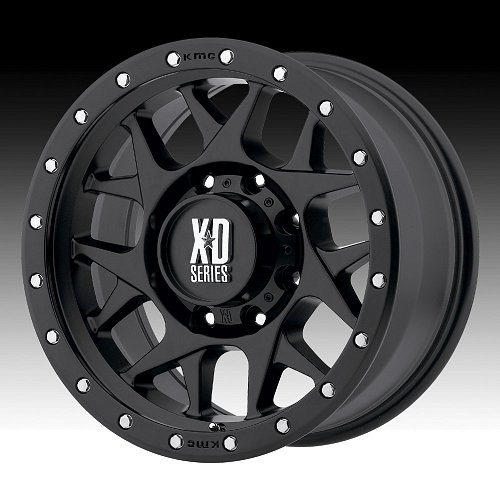 XD Series XD127 Bully Satin Black Custom Wheels Rims 1