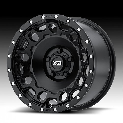 XD Series XD129 Holeshot Satin Black Custom Wheels Rims 1