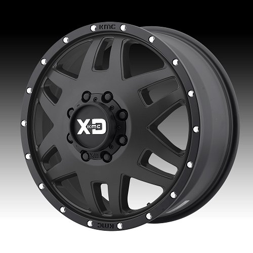 XD Series XD130 Machete Dually Satin Black Custom Wheels Rim 1