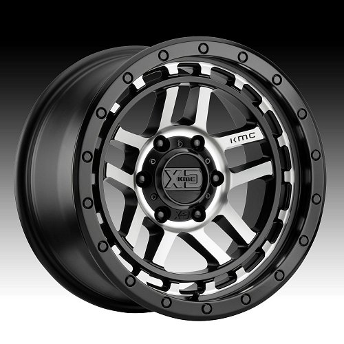 XD Series XD140 Recon Satin Black Machined Custom Wheels Rims 1