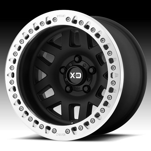 XD Series XD229 Machete Crawl Beadlock Black Custom Wheels Rims 1