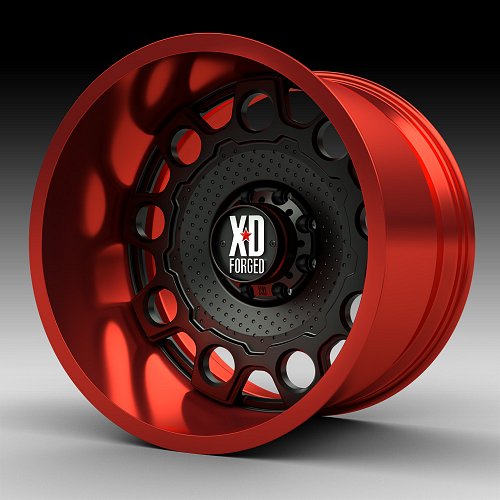 KMC XD405 Holeshot Polished Forged Custom Wheels 1