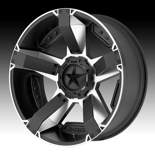 XD Series XD811 RS2 Rockstar II Machined Black Custom Wheels Rims 1