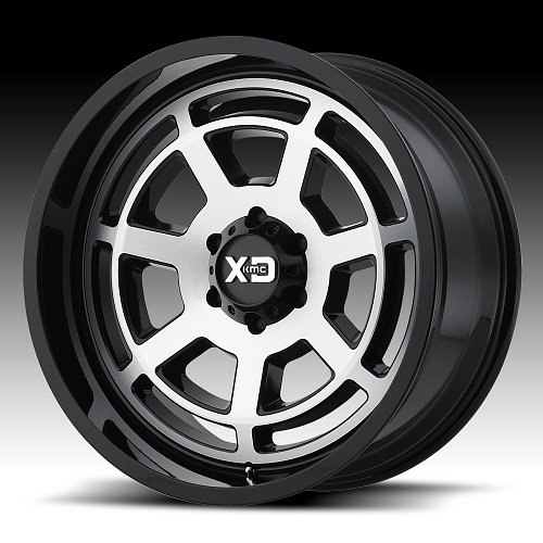 XD Series XD824 Machined Black Custom Wheels Rims 1