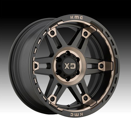 XD Series XD840 Spy II Machined Black Dark Tint Custom Wheels Rims 1