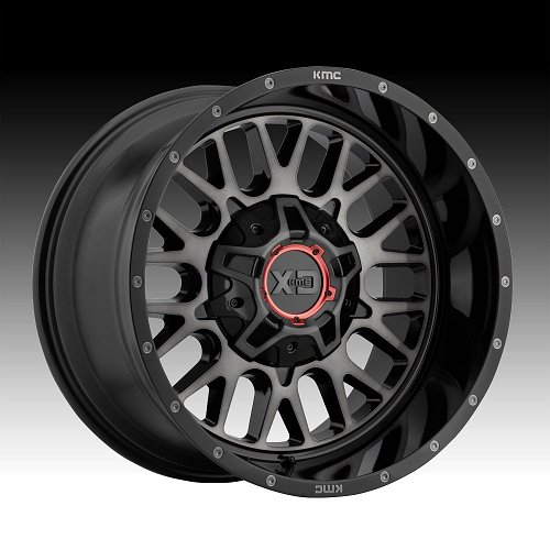 XD Series XD842 Snare Grey Black Custom Wheels Rims 1
