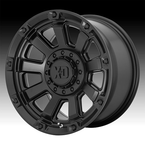 XD Series XD852 Gauntlet Satin Black Custom Wheels Rims 1