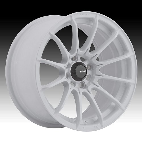 Konig Dial-In DI Gloss White Custom Rims Wheels 1