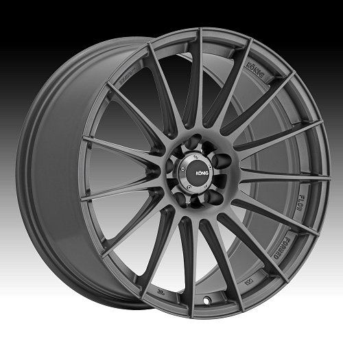 Konig Rennform RF Matte Grey Custom Rims Wheels 1