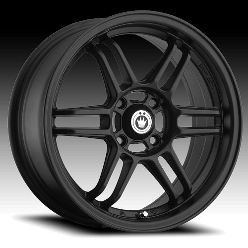 Konig Lightspeed 25B LG Matte Black Custom Rims Wheels 1