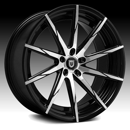Lexani CSS-15 Gloss Black Machined Custom Wheels Rims 1