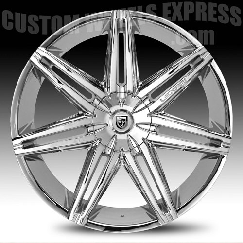 Lexani Johnson II Chrome Custom Wheels Rims 2
