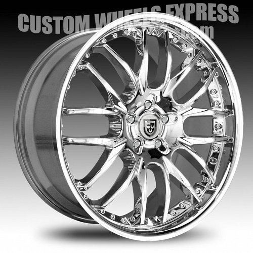 Lexani R-Eight Chrome Custom Rims Wheels 1