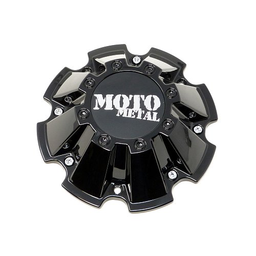 M793BK01 / Moto Metal Gloss Black Bolt-On Center Cap 1